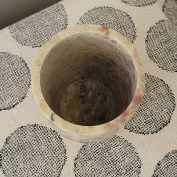 Vintage Marble Small Vase 4" Tall - Picture 5 of 6